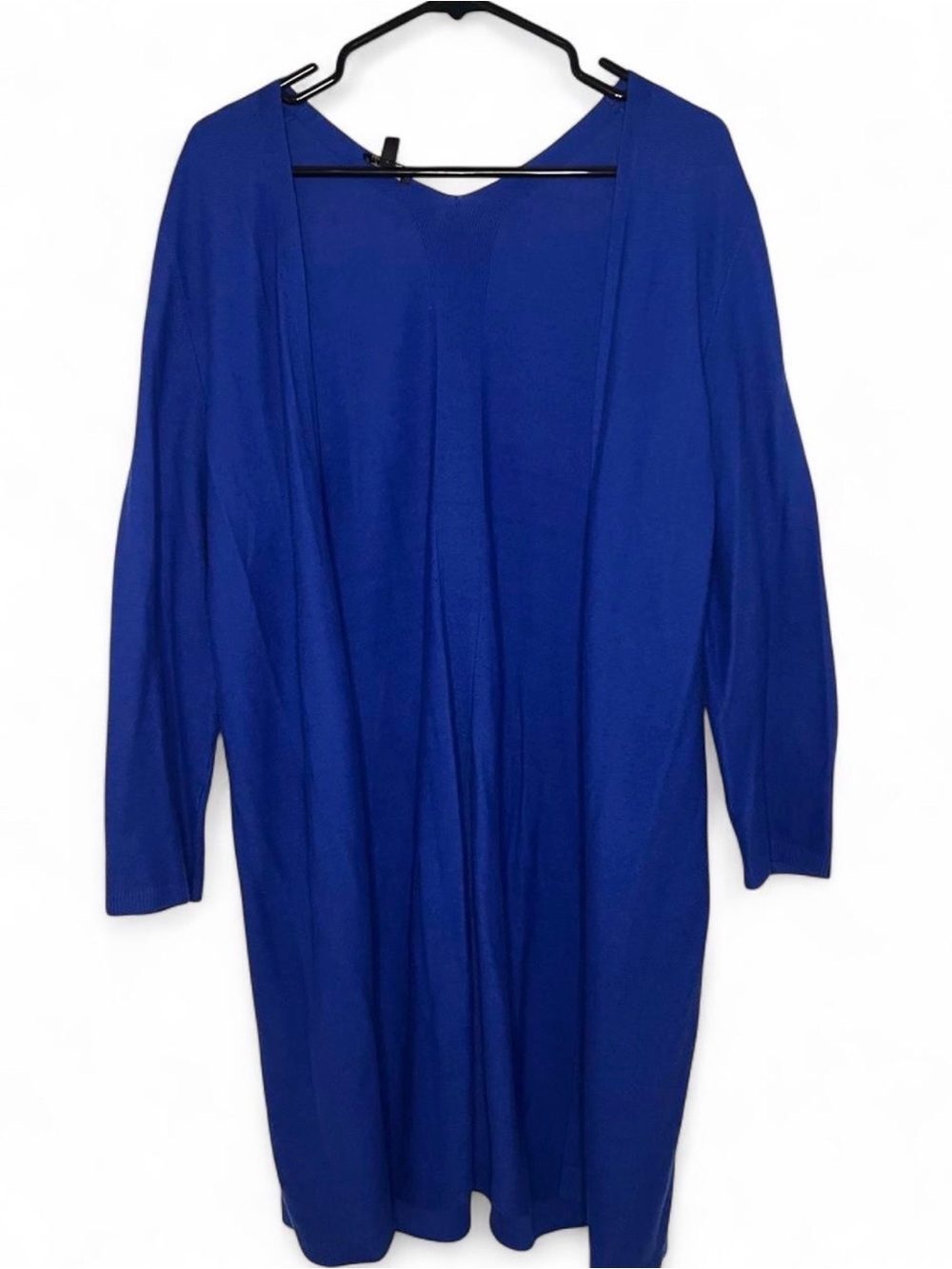Talbots Royal Blue Open-Front Cardigan